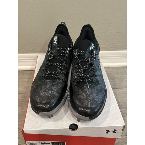 Under Armour Bryce Harper 8 Low ST Baseball cleats - New - black 2024 Size 11 - Picture 2 of 6